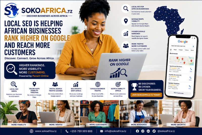 Local SEO Is Helping African Businesses Rank Higher on Google and Reach More Customers, Discover Businesses Across Africa – Powered by Panairi Online